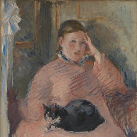 Woman with a Cat