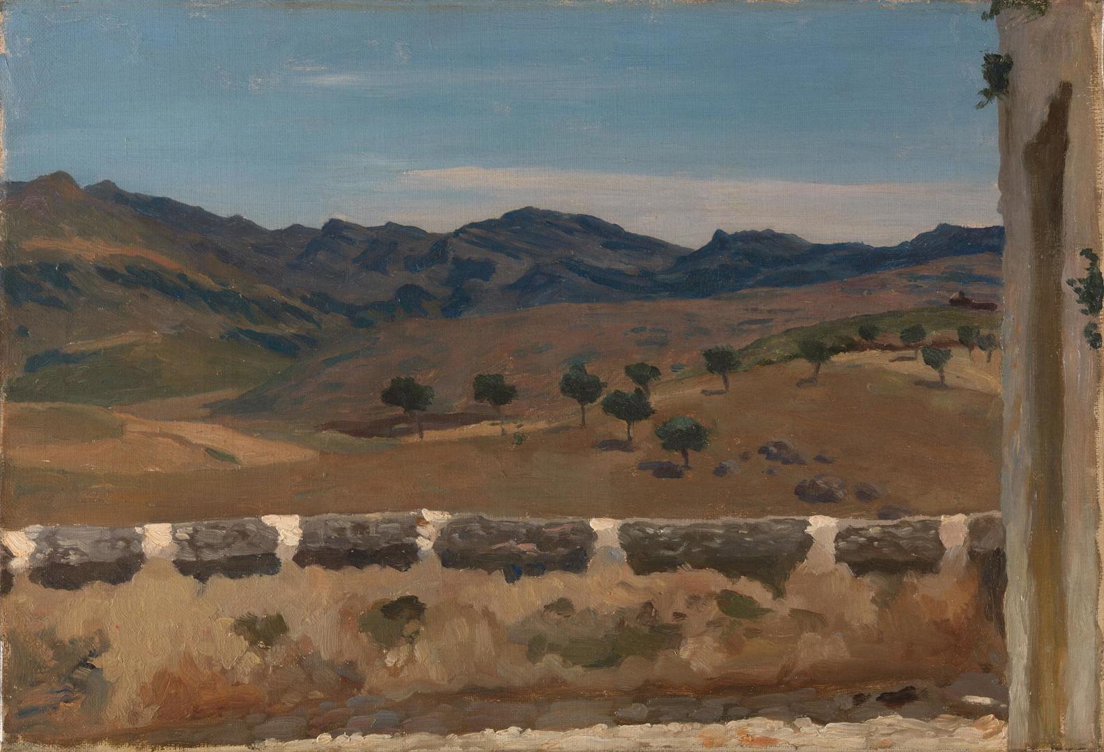 A View in Spain by Lord Frederic Leighton