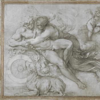Cephalus carried off by Aurora in her Chariot
