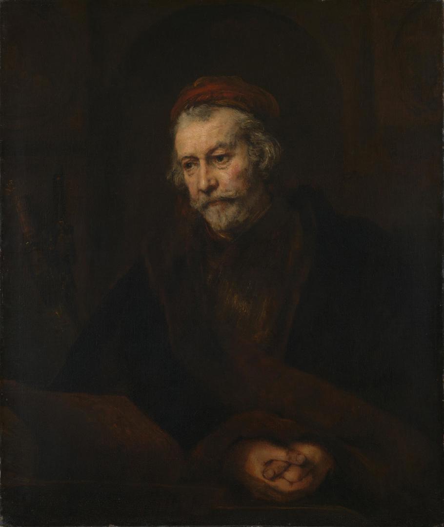 An Elderly Man as Saint Paul by Rembrandt