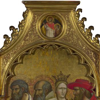 Saints Raphael and Tobias: Roundel above Right Panel