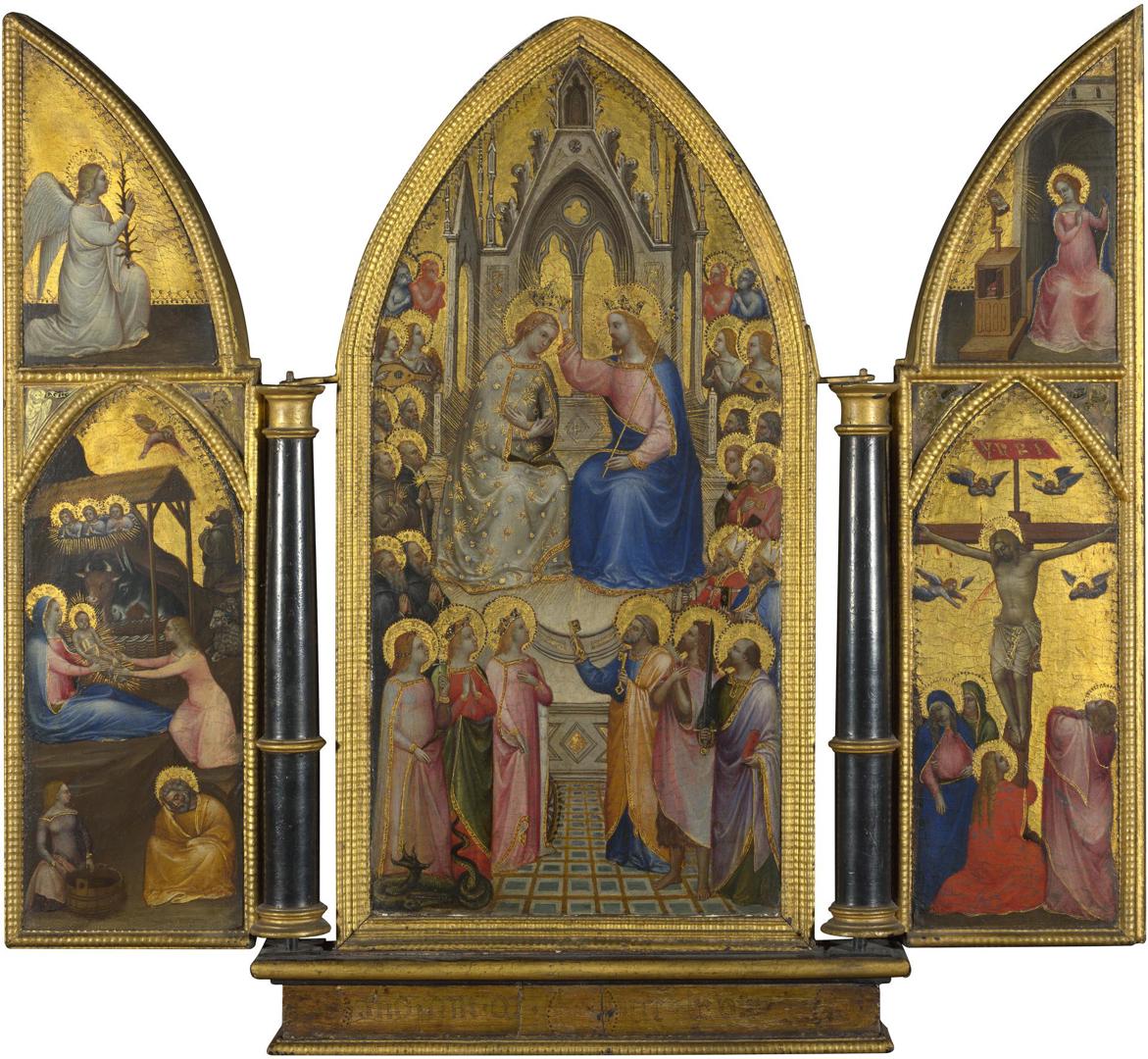 The Coronation of the Virgin, and Other Scenes by Giusto de' Menabuoi