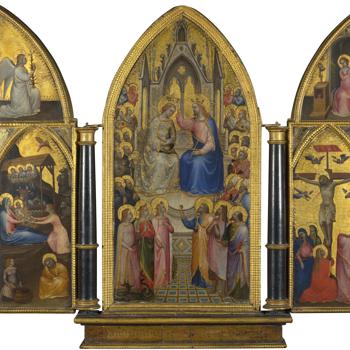 The Coronation of the Virgin, and Other Scenes