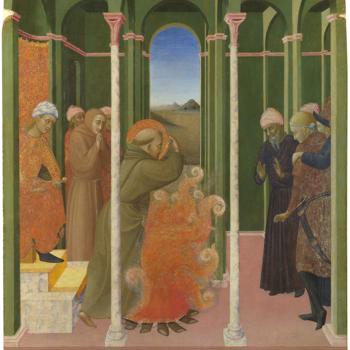 Saint Francis before the Sultan