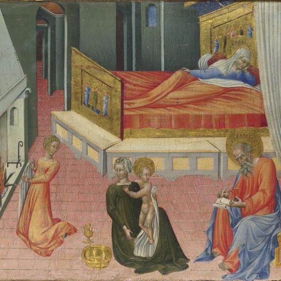 The Birth of Saint John the Baptist: Predella Panel