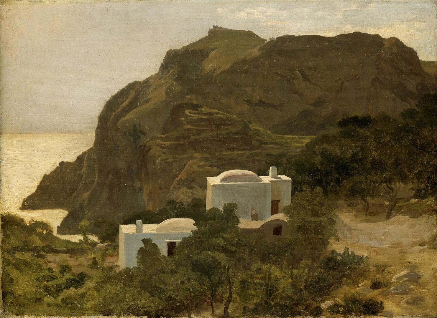 View in Capri by Lord Frederic Leighton