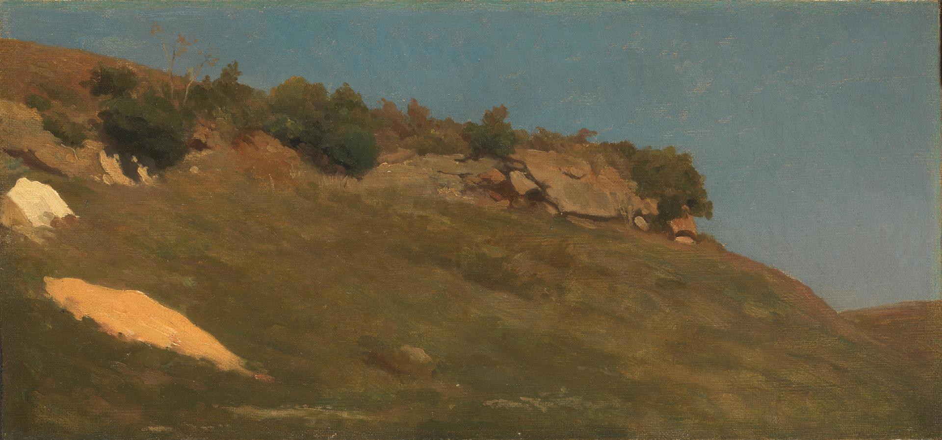 An Outcrop in the Campagna by Lord Frederic Leighton