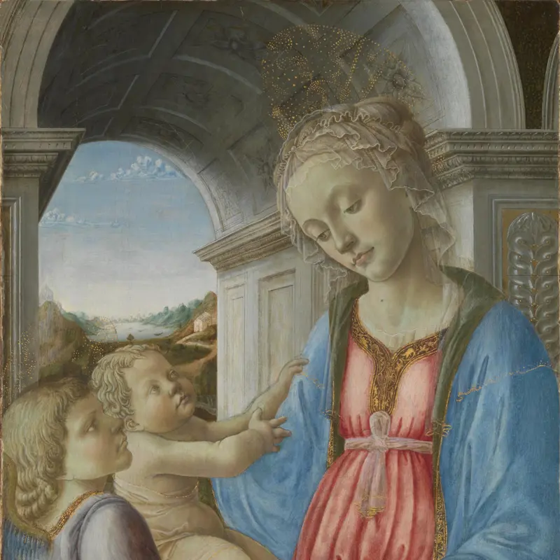 The Virgin and Child with an Angel