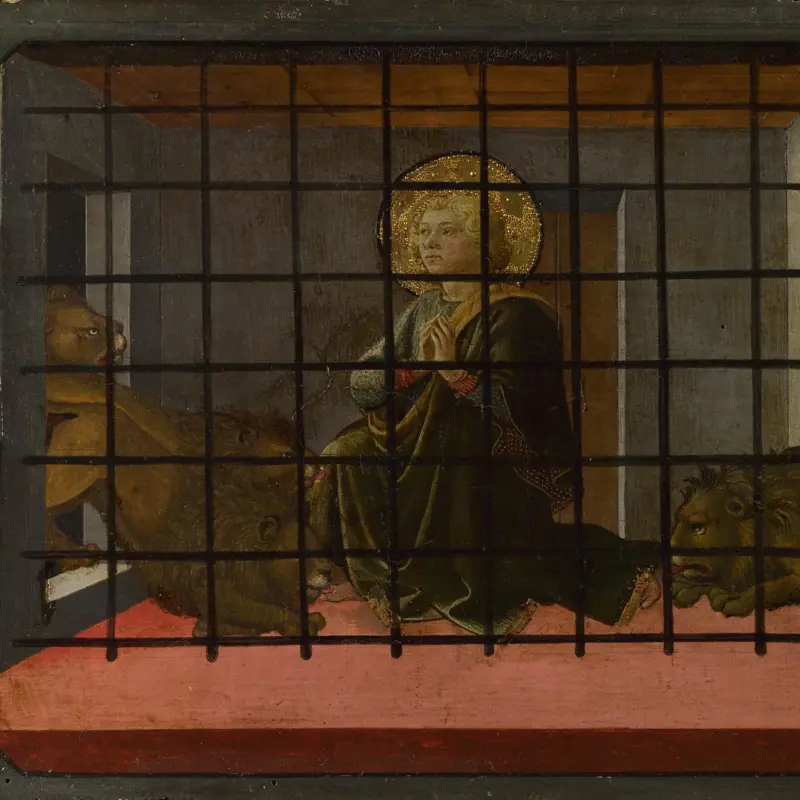 Saint Mamas in Prison thrown to the Lions