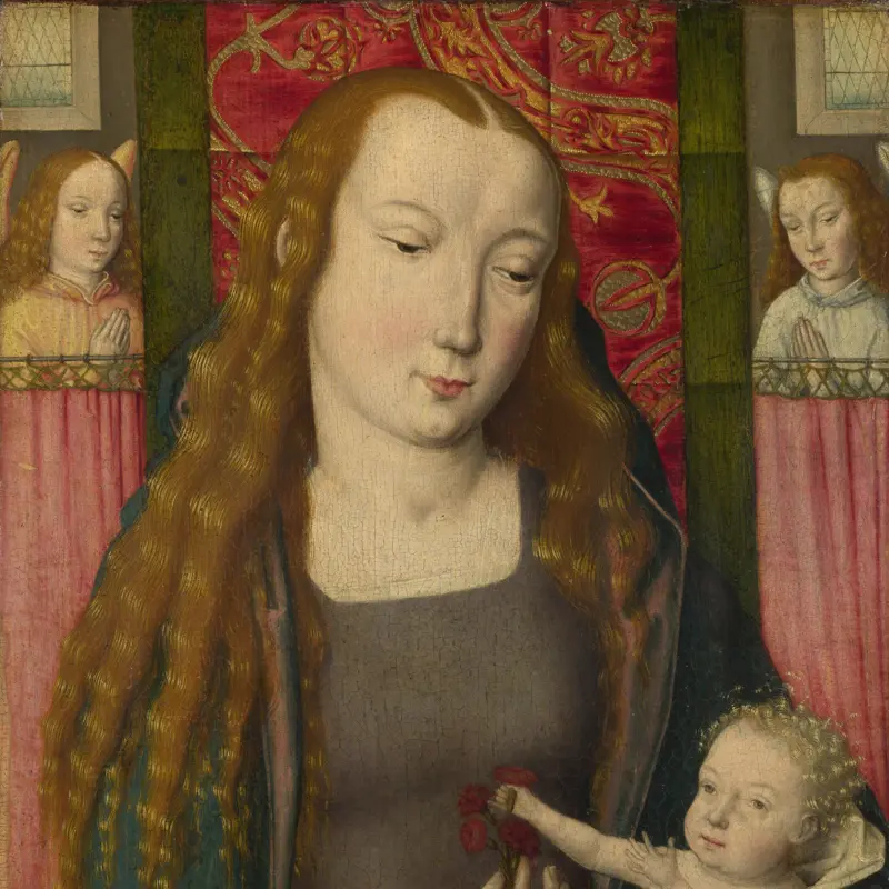 The Virgin and Child with Two Angels