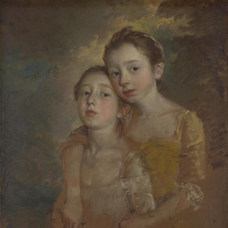Gainsborough's 'The Painter's Daughters with a Cat'