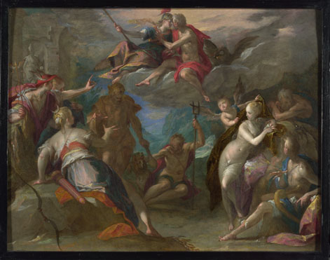 Hans von Aachen: 'The Amazement of the Gods (?)'