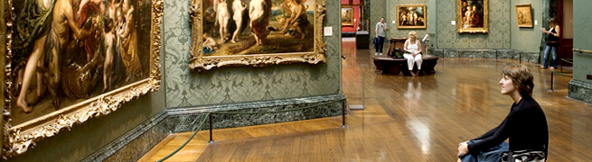 About Us: National Gallery Rooms with People