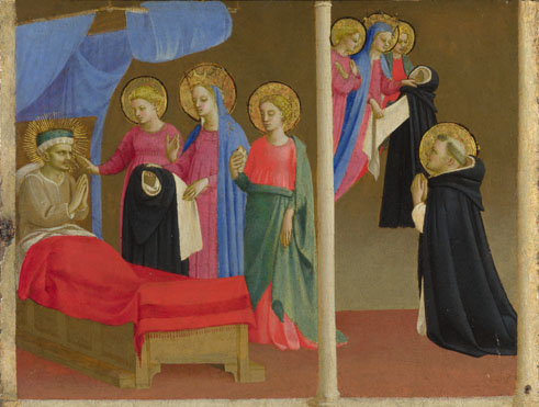 Workshop of Fra Angelico: 'The Vision of the Dominican Habit'