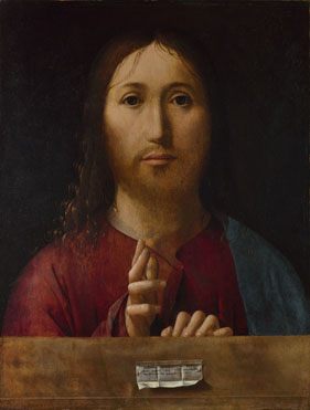 Antonello da Messina: 'Christ Blessing'