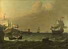 Dutch Men-of-war entering a Mediterranean Port