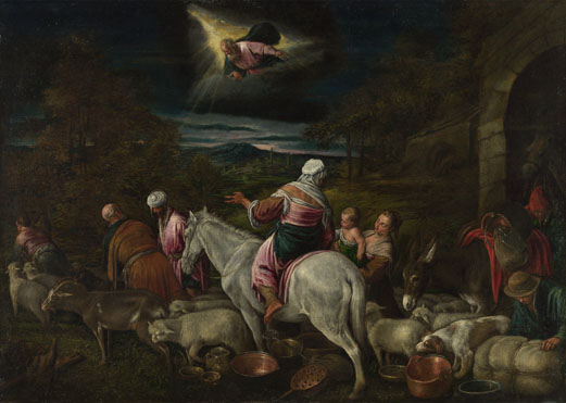 After Jacopo Bassano: 'The Departure of Abraham'