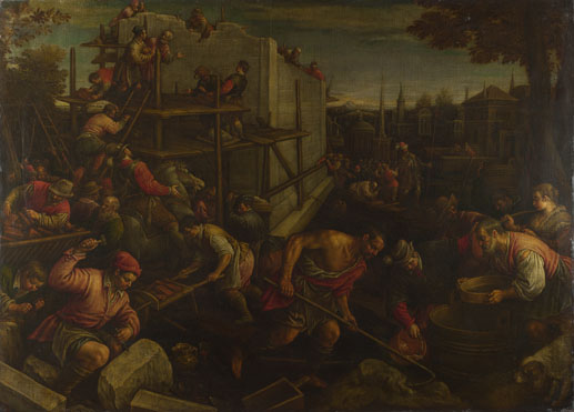 Leandro Bassano: 'The Tower of Babel'