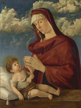 Workshop of Giovanni Bellini: 'The Virgin and Child'