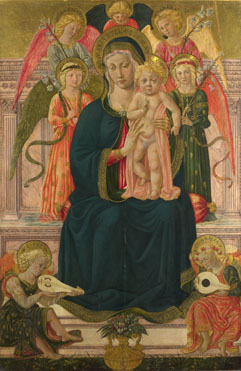 After Benozzo Gozzoli: 'The Virgin and Child Enthroned with Angels'