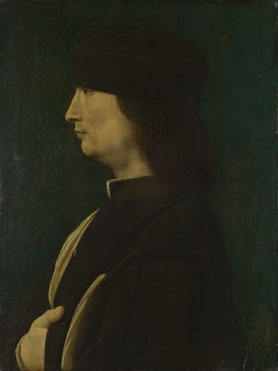 Giovanni Antonio Boltraffio: 'A Man in Profile'