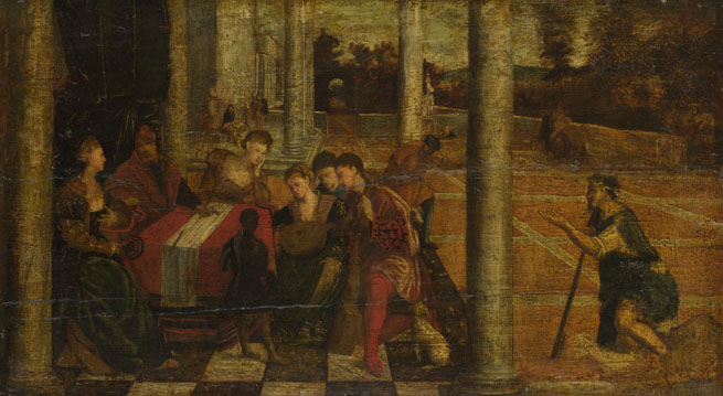 After Bonifazio di Pitati: 'Dives and Lazarus'