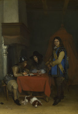 Gerard ter Borch: 'An Officer dictating a Letter'