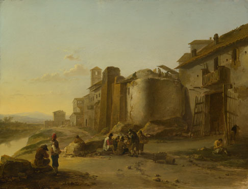 Jan Both: 'A View on the Tiber'