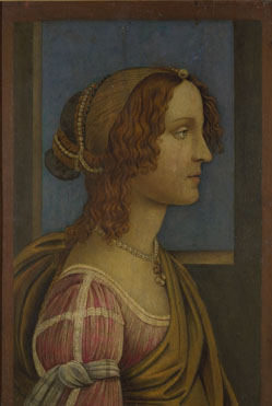 Follower of Sandro Botticelli: 'A Lady in Profile'