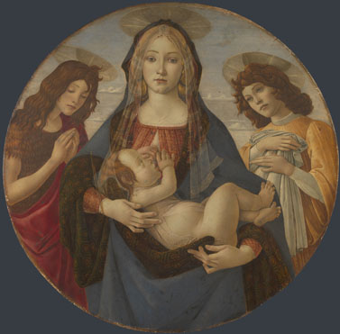 Workshop of Sandro Botticelli: 'The Virgin and Child with Saint John and an Angel'