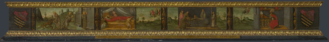 Francesco Botticini: 'Scenes from the Life of Saint Jerome: Predella'