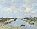 The Entrance to Trouville Harbour