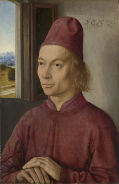Dirk Bouts: 'Portrait of a Man (Jan van Winckele?)'