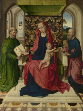 Workshop of Dirk Bouts: 'The Virgin and Child with Saint Peter and Saint Paul'
