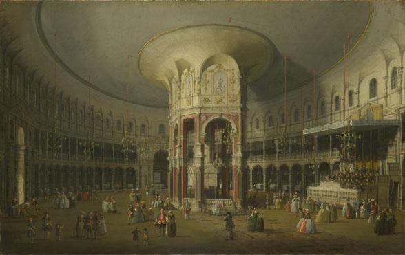 Canaletto: 'London: Interior of the Rotunda at Ranelagh'