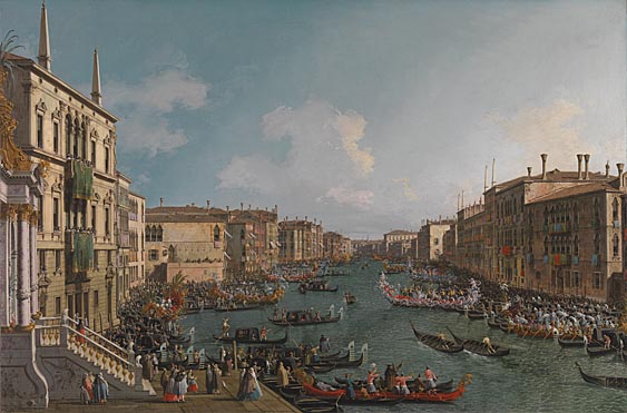 Canaletto: 'A Regatta on the Grand Canal'