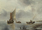 A Small Vessel in Light Airs, and Another Ashore