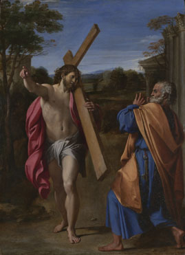 Annibale Carracci: 'Christ appearing to Saint Peter on the Appian Way'