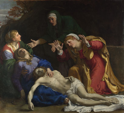 Annibale Carracci: 'The Dead Christ Mourned ('The Three Maries')'