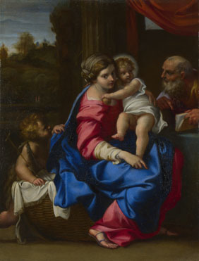 Annibale Carracci: 'The Holy Family with the Infant Saint John the Baptist'