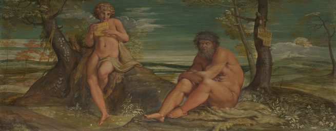 Annibale Carracci: 'Marsyas and Olympus'