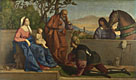 A Warrior adoring the Infant Christ and the Virgin