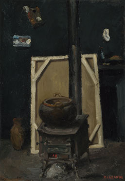 Paul Cézanne: 'The Stove in the Studio'