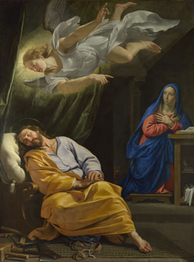 Philippe de Champaigne: 'The Dream of Saint Joseph'