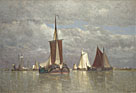 Ships lying near Dordrecht