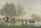 Cows in a Marshy Landscape