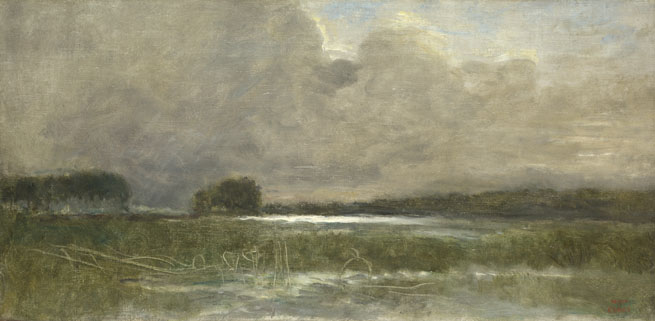 Jean-Baptiste-Camille Corot: 'The Marsh at Arleux'