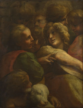 After Correggio: 'Group of Heads'