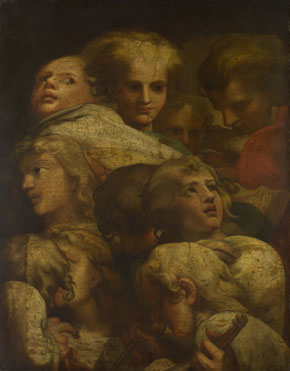 After Correggio: 'Group of Heads'