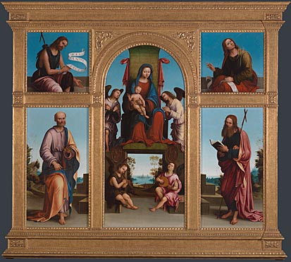 Lorenzo Costa: 'High Altarpiece, Oratory of S. Pietro in Vincoli'